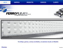 Tablet Screenshot of ferroflejes.com